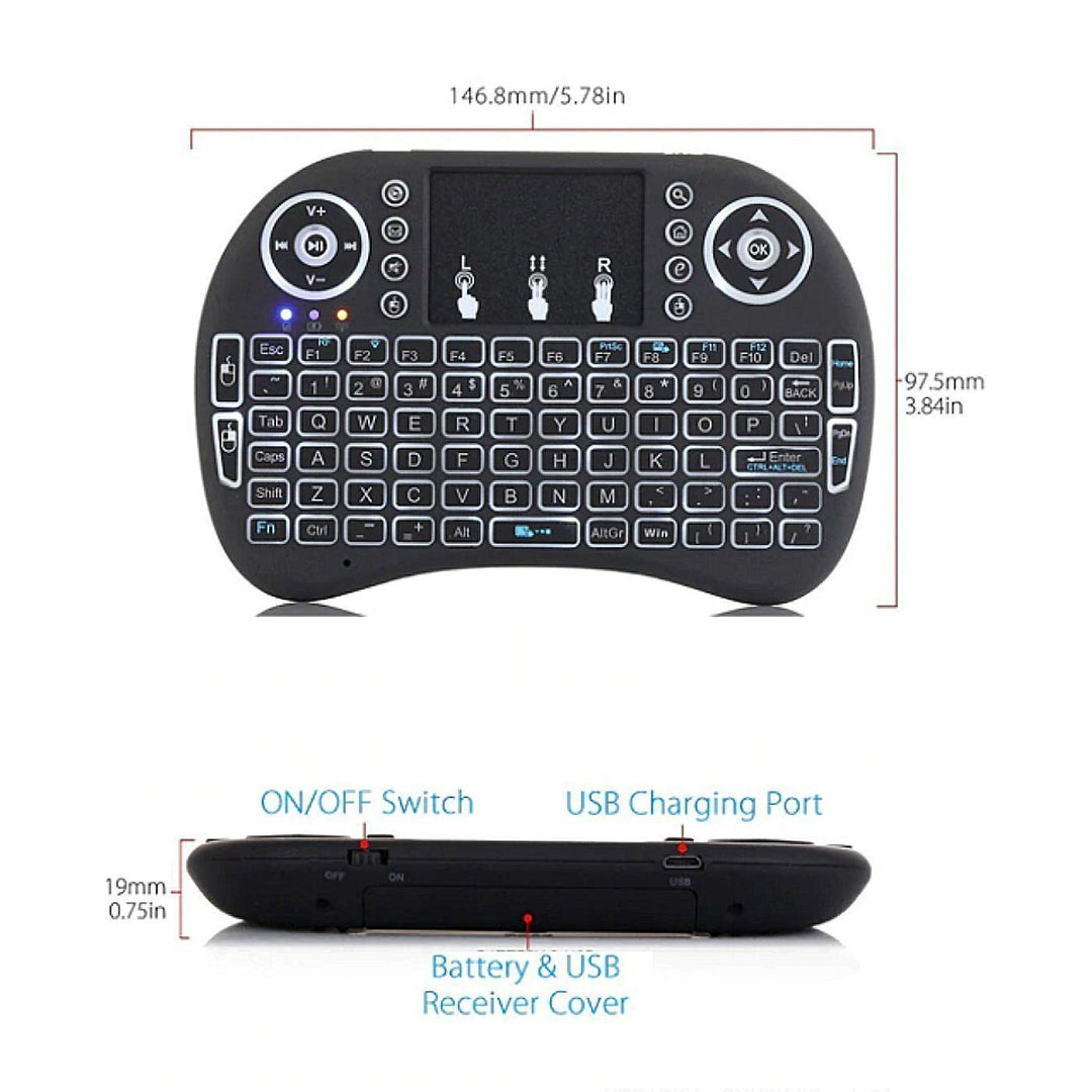 BowLift | LED Backlit Wireless Mini Keyboard