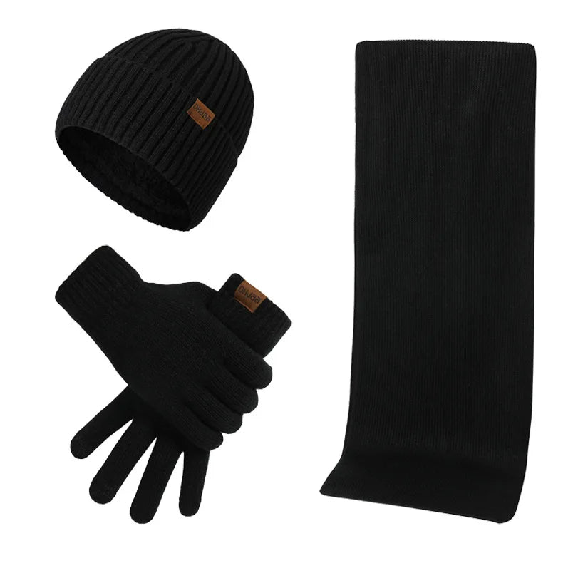 ArcticStyle – Trendy Winter Set with Beanie and Gloves Bowlift