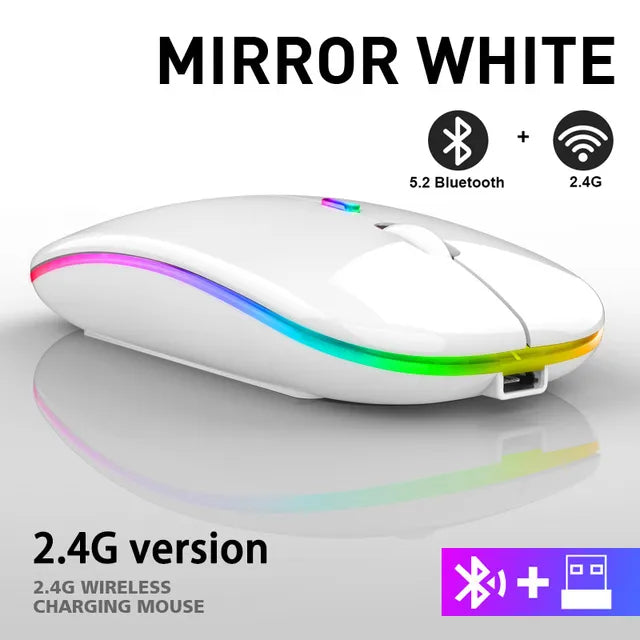 LuxeClick Mouse – Wireless Rechargeable Bluetooth Mouse Bowlift