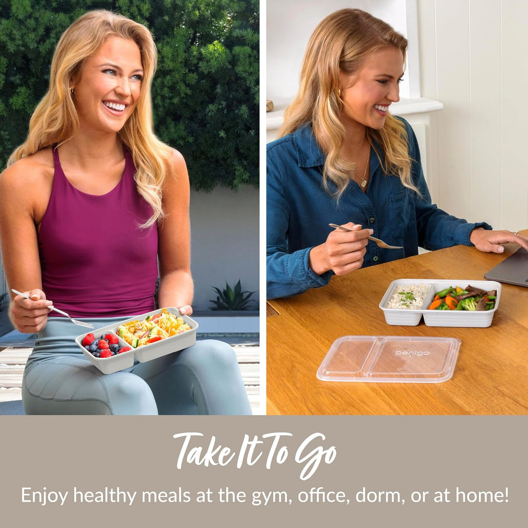 BowLift | 20-piece reusable 2-compartment food containers