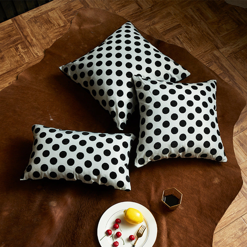 Polka Dot Decorative Throw Pillow