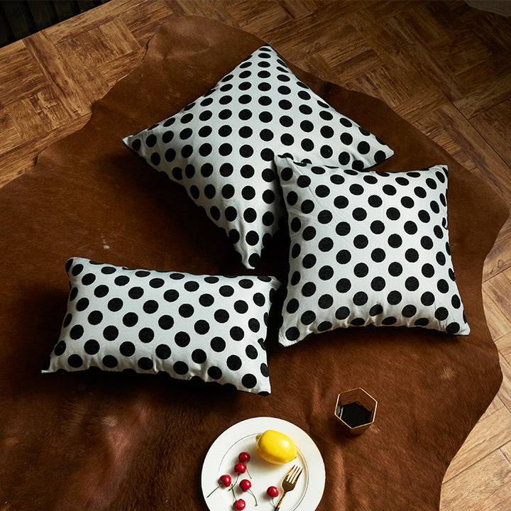 Polka Dot Decorative Throw Pillow