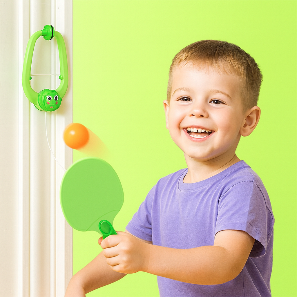 BowLift | Indoor Kids Doorway Paddle Ball Game