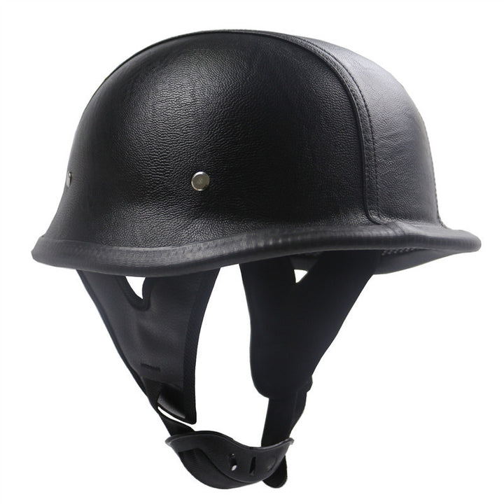 Classic Vintage Motorcycle Helmet Bowlift