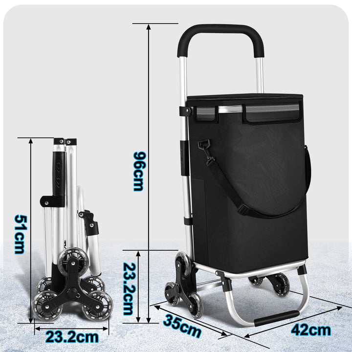 Shopping trolley shopping roller foldable 40L | Bowlift