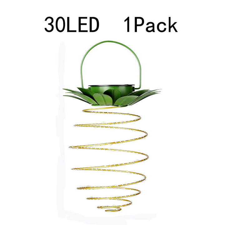 BowLift | Solar Pineapple Iron Lantern LED Copper Wire Outdoor Waterproof Garden Decorative Hanging Lights