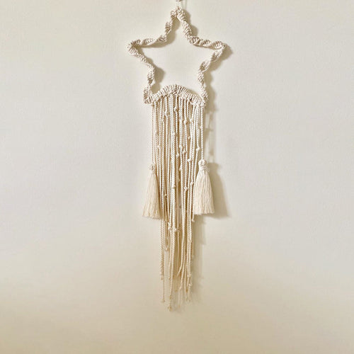 Decorative Macrame Star Wall Hanging Bowlift