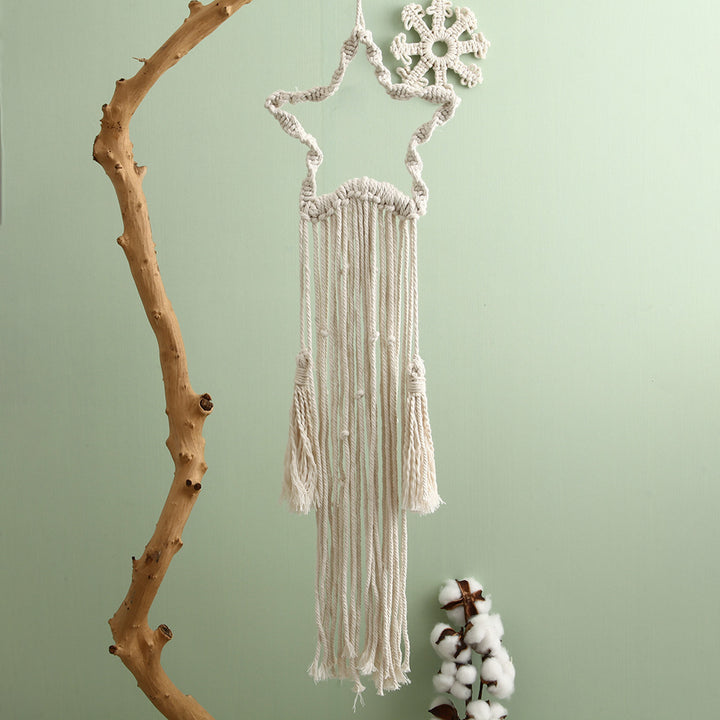 Decorative Macrame Star Wall Hanging Bowlift