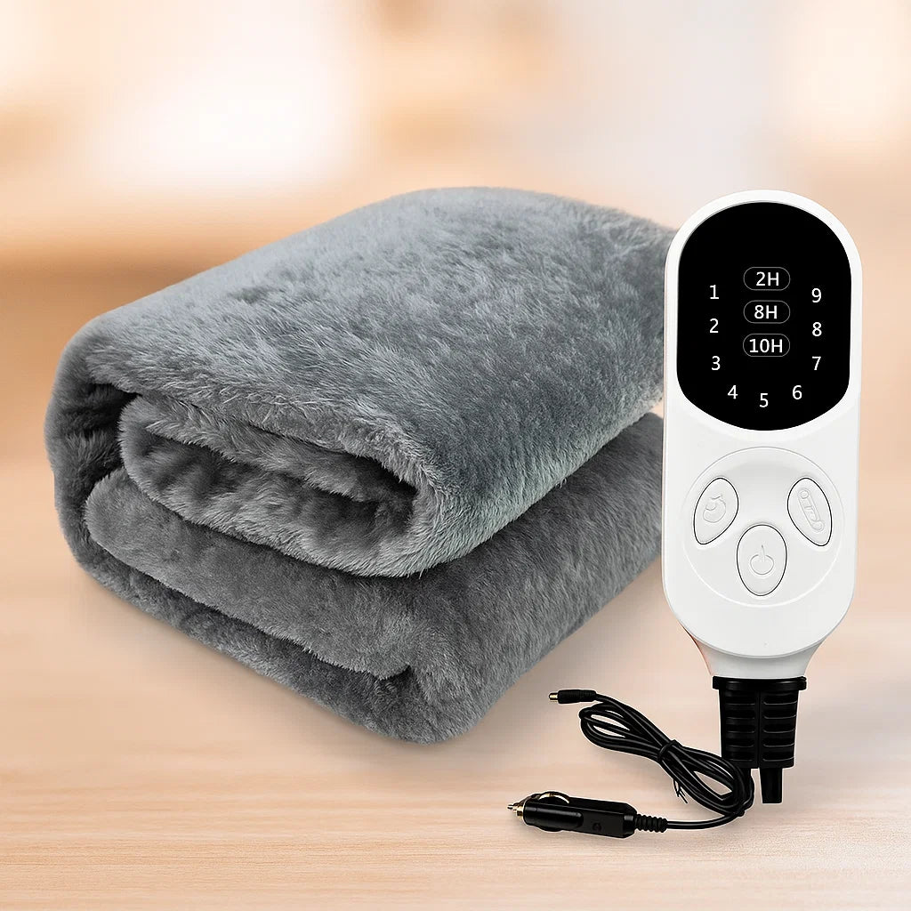 BowLift | Electric Blanket Car Heated Washable Travel Throw