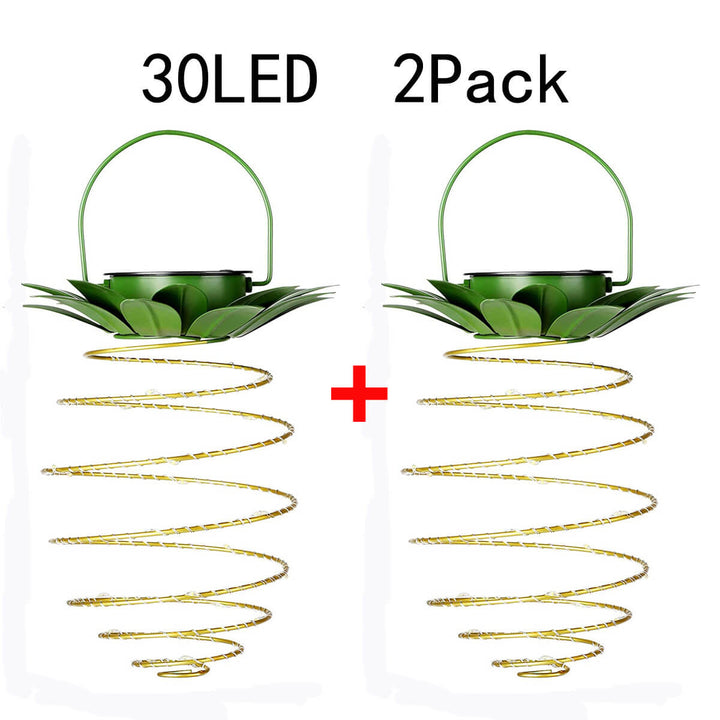 BowLift | Solar Pineapple Iron Lantern LED Copper Wire Outdoor Waterproof Garden Decorative Hanging Lights