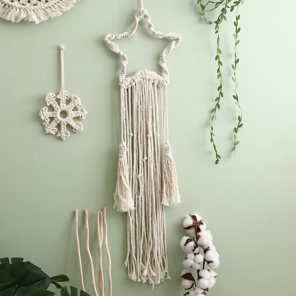 Decorative Macrame Star Wall Hanging Bowlift