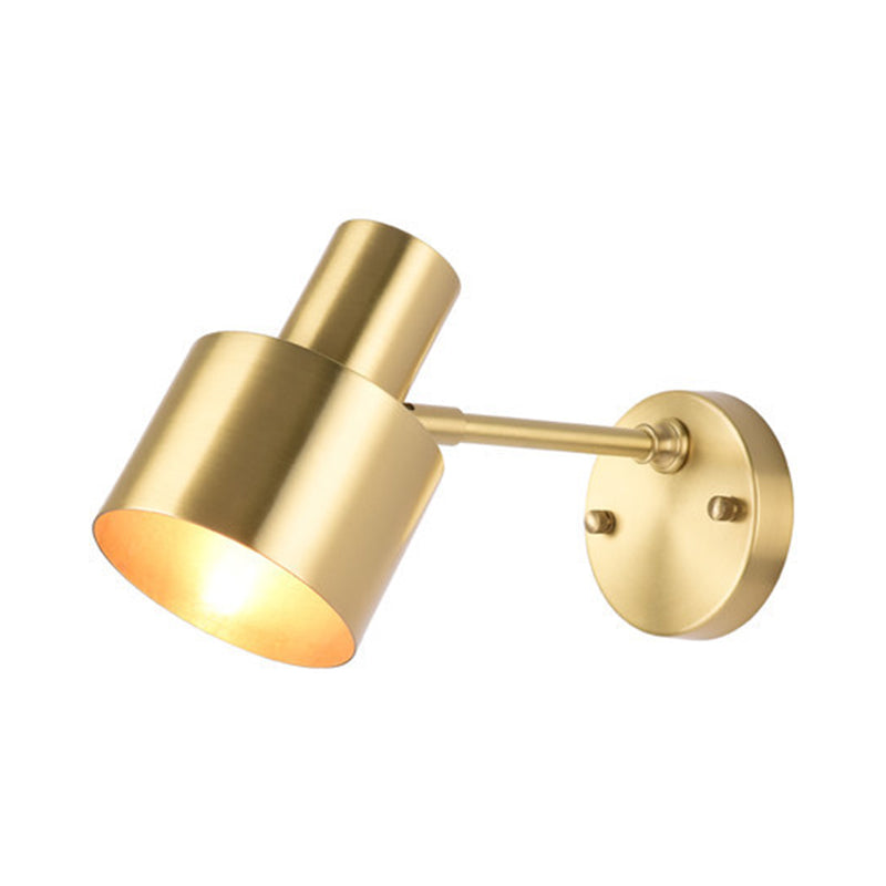 BowLift | Metallic Geometry Wall Lamp Modernity 1 Bulb Wall Light in Brass for Dining Room