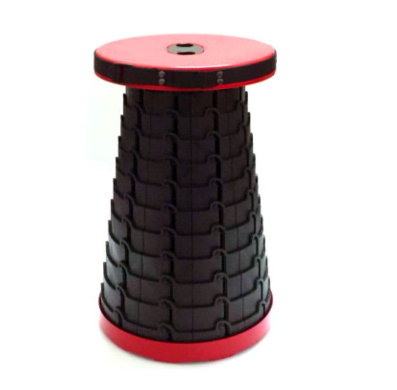 BowLift | Portable & Lightweight Retractable Folding Stool, with Max Load 150Kg & Twelve Levels, for Fishing, BBQ, Outdoors, Indoors, Kitchen & More