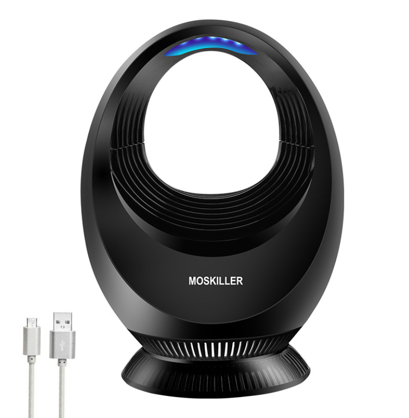 BowLift | Electronic LED Mosquito Repellent Lamp, with Dual Mosquito Killing Technology, Physical Mosquito Killing, LED Bionic Light Source, Seven-leaf Fan and USB Power Supply, Low noise, Non-toxic and Non-Polluting, for Home & Office