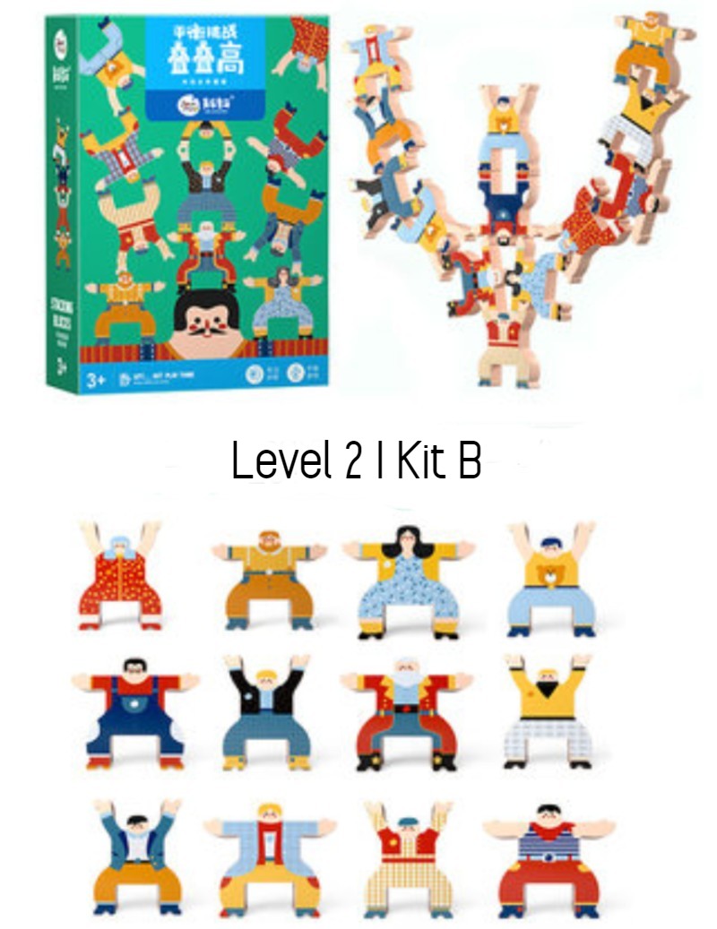 BowLift | Children's Hercules Stacking Blocks, with Thousands of Game Play & Creative Design, for Boys and Girls Early Learning