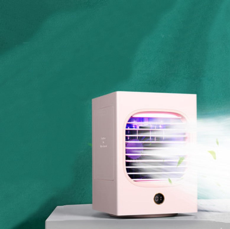 BowLift | Rechargeable Head-shaking Fan, with 120¬∞ Head-shaking, UV Lamp, Fast Cooling, Digital Display, 3 Modes, Low Noise and Big Wind, for Home, Office, Party and More