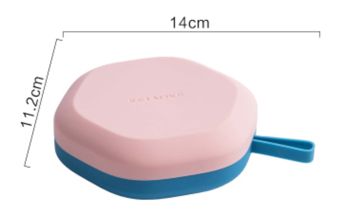 BowLift | Silicone Ice Mold with 12 Hexagon or 24 Square Cavities, with Food Grade Silicone, Dustproof Lid, Dishwasher Safe and Easy to Demold