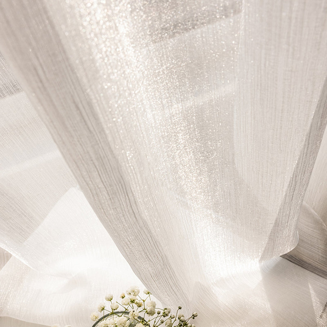 Transparent Linen Curtains, Light and Modern for Living Room | Bowlift