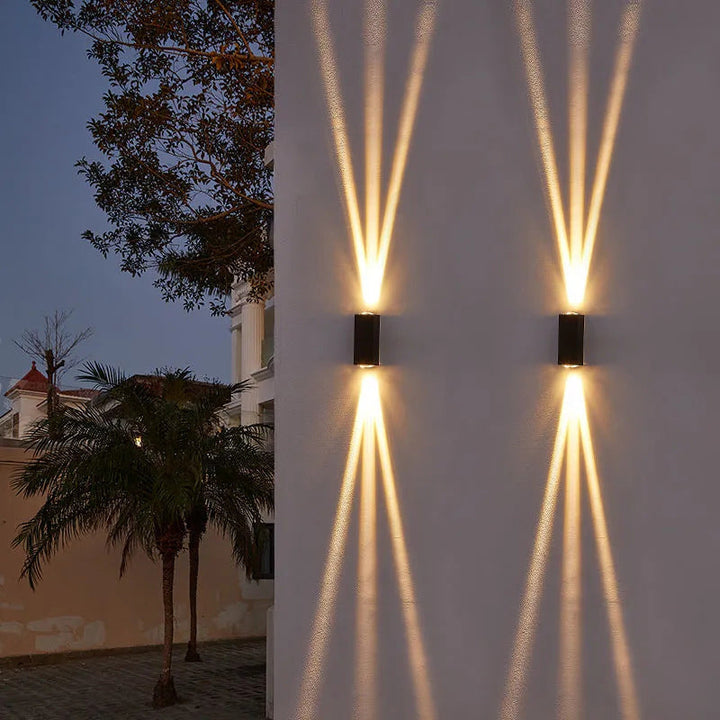 Modern Minimalist Outdoor Waterproof Beam Spotlight LED Outdoor Decorative Wall Sconce Lamp | Bowlift