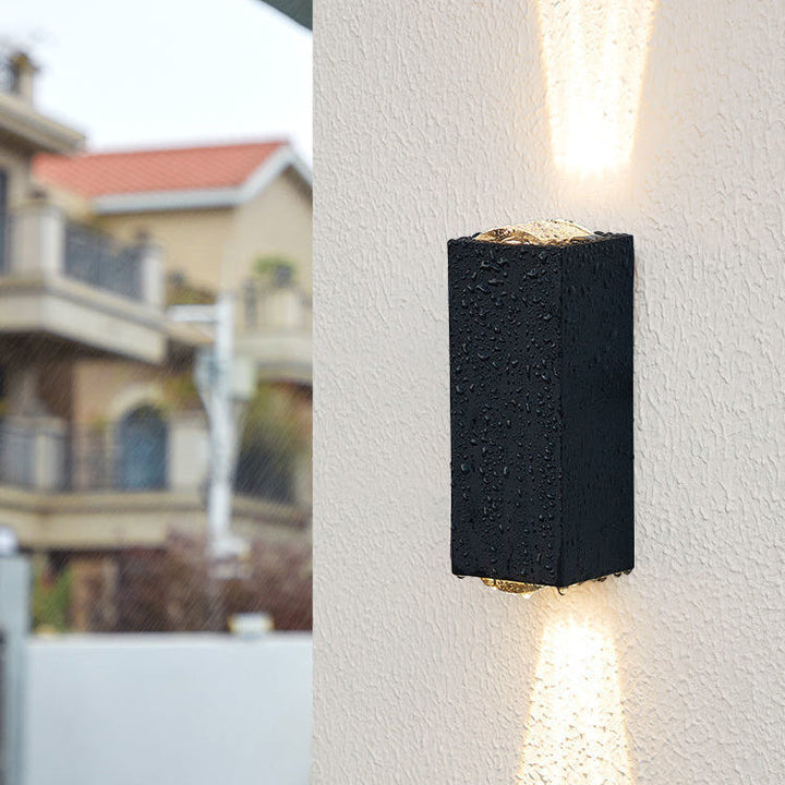 Modern Minimalist Outdoor Waterproof Beam Spotlight LED Outdoor Decorative Wall Sconce Lamp | Bowlift
