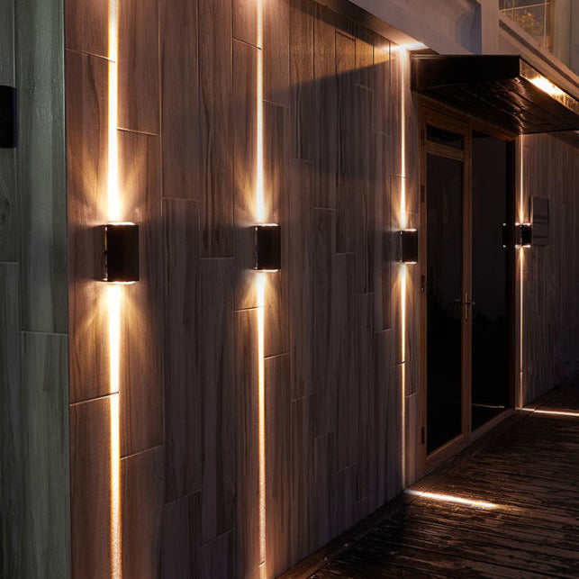 Modern Minimalist Outdoor Waterproof Beam Spotlight LED Outdoor Decorative Wall Sconce Lamp | Bowlift
