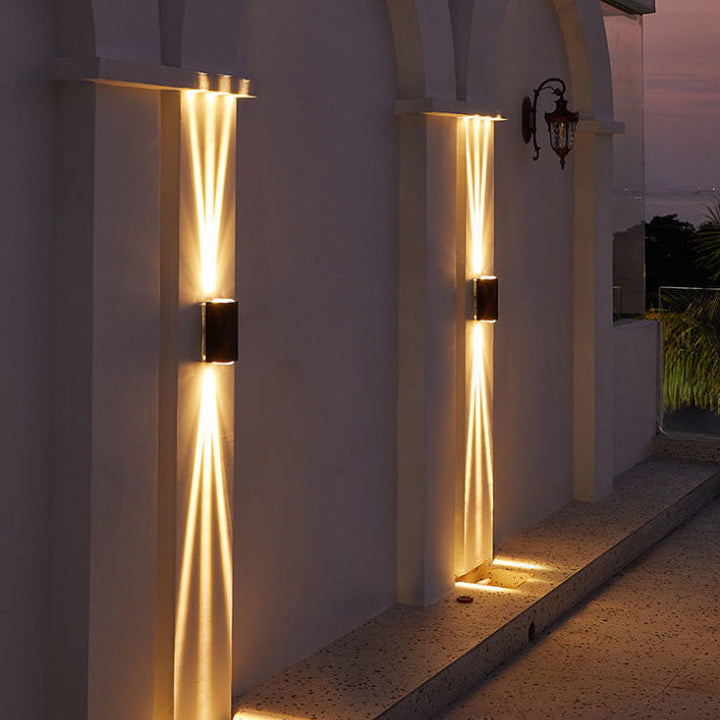 Modern Minimalist Outdoor Waterproof Beam Spotlight LED Outdoor Decorative Wall Sconce Lamp | Bowlift
