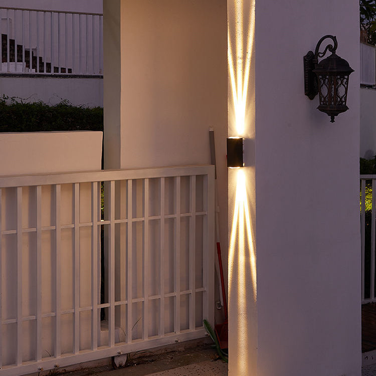 Modern Minimalist Outdoor Waterproof Beam Spotlight LED Outdoor Decorative Wall Sconce Lamp | Bowlift