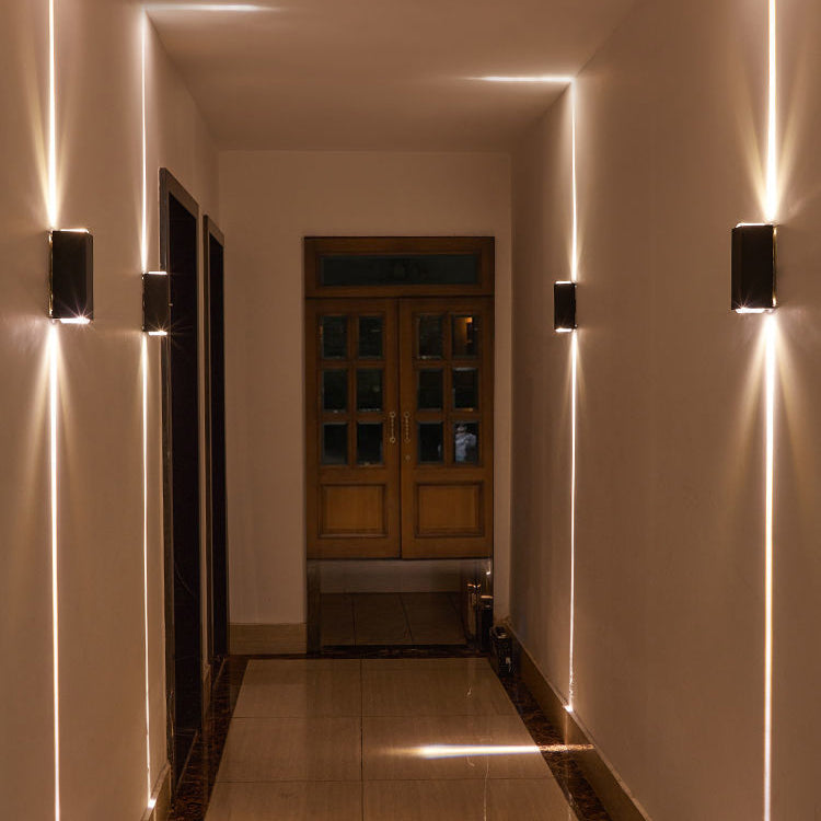 Modern Minimalist Outdoor Waterproof Beam Spotlight LED Outdoor Decorative Wall Sconce Lamp | Bowlift