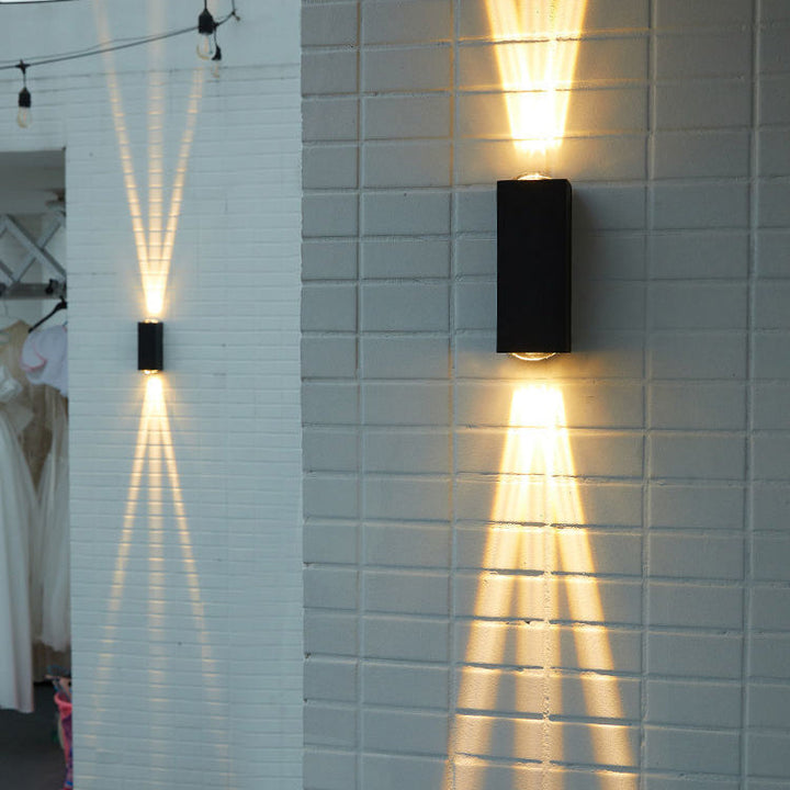 Modern Minimalist Outdoor Waterproof Beam Spotlight LED Outdoor Decorative Wall Sconce Lamp | Bowlift