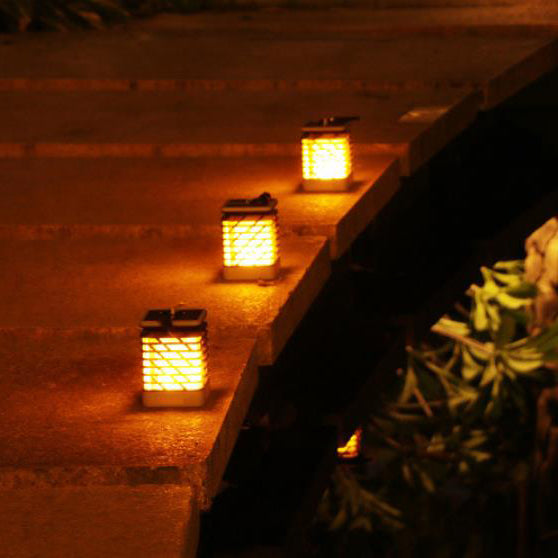 BowLift | Solar Flame Torch Light Square LED Garden Lawn Decorative Hanging Light