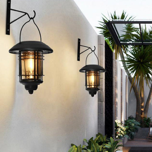 Traditional European Solar Outdoor Waterproof Induction LED Decorative Wall Sconce Lamp | Bowlift