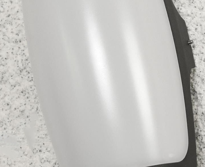 Waterproof Acrylic Curved Shade LED Outdoor Wall Sconce Lamp | Bowlift