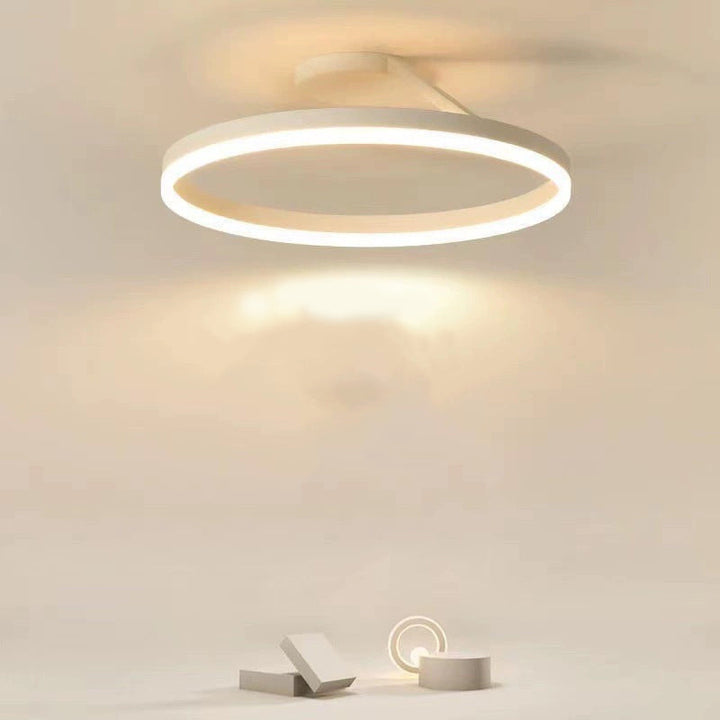 BowLift | RadiantGlimmer Ceiling Light - Luxurious golden LED lighting with metal elements