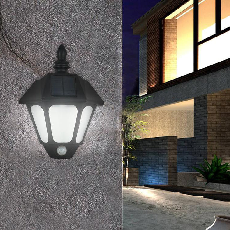 Solar Waterproof Creative Decorative LED Outdoor Wall Sconce Lamp | Bowlift