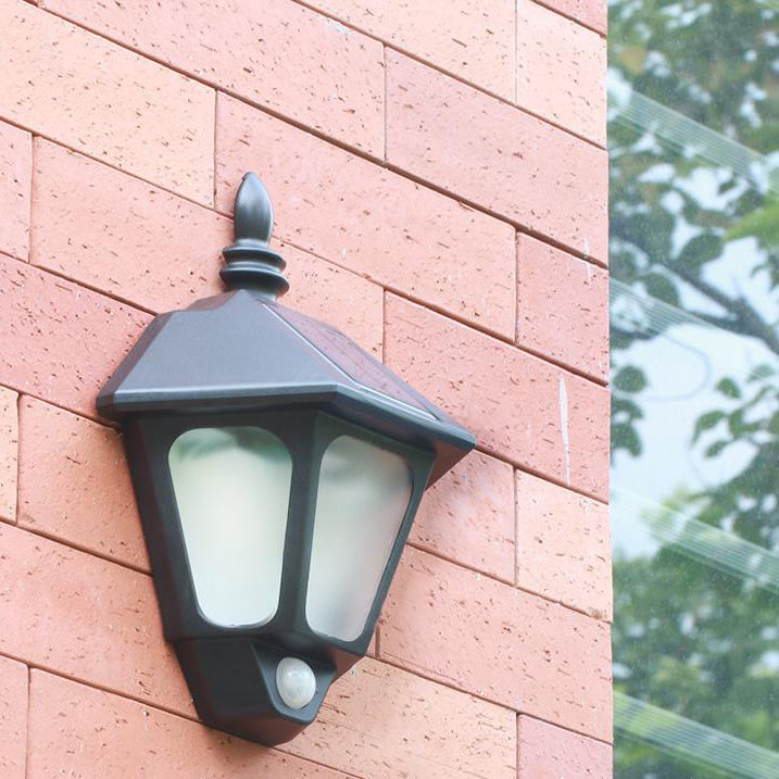 Solar Waterproof Creative Decorative LED Outdoor Wall Sconce Lamp | Bowlift