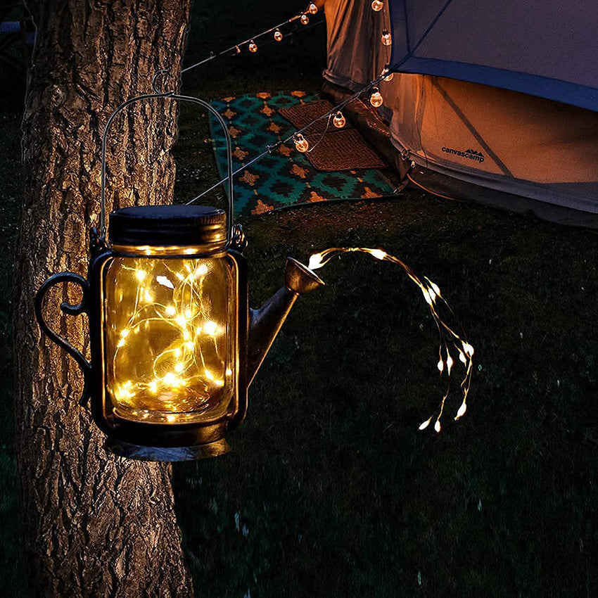 Solar Creative Fairy Frosted Glass Jar LED Outdoor Light | Bowlift