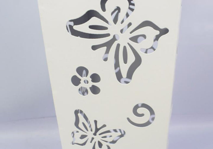 BowLift | Solar Butterfly Rose Pattern Hollow Column LED Outdoor Waterproof Decorative Lamp
