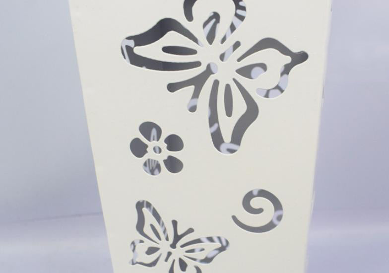 BowLift | Solar Butterfly Rose Pattern Hollow Column LED Outdoor Waterproof Decorative Lamp