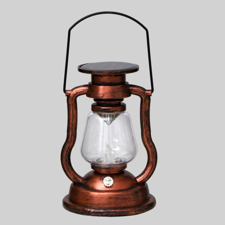 Solar Retro Kerosene Lamp Horse Lamp LED Outdoor Garden Patio Decoration Portable Flame Candle Light | Bowlift