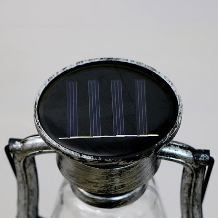 Solar Retro Kerosene Lamp Horse Lamp LED Outdoor Garden Patio Decoration Portable Flame Candle Light | Bowlift