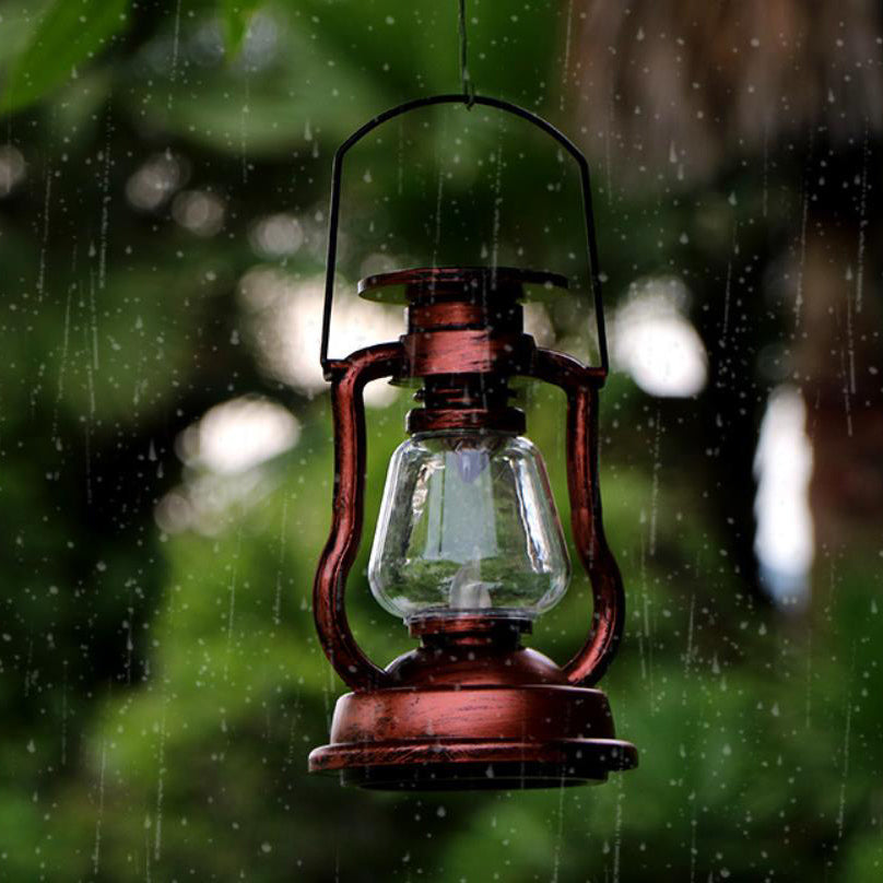 Solar Retro Kerosene Lamp Horse Lamp LED Outdoor Garden Patio Decoration Portable Flame Candle Light | Bowlift