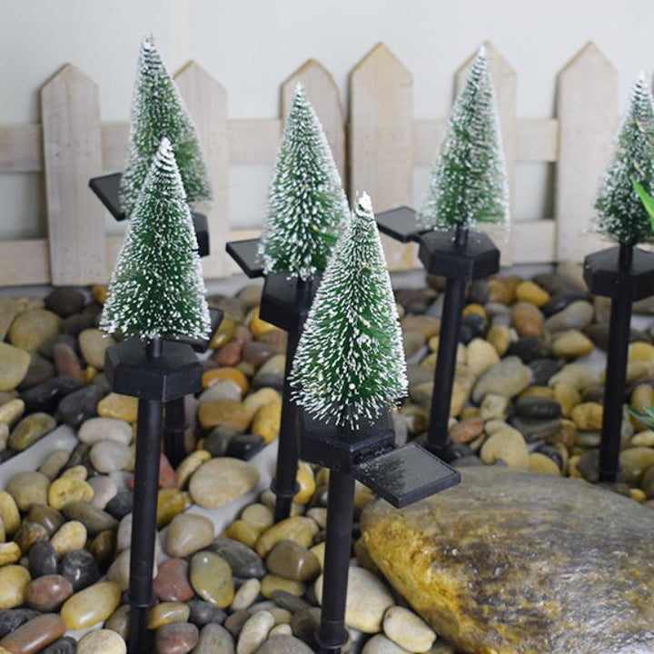 Modern Solar Christmas Tree Ground Insert Lawn Decoration Landscape Light | Bowlift