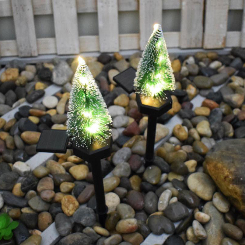Modern Solar Christmas Tree Ground Insert Lawn Decoration Landscape Light | Bowlift