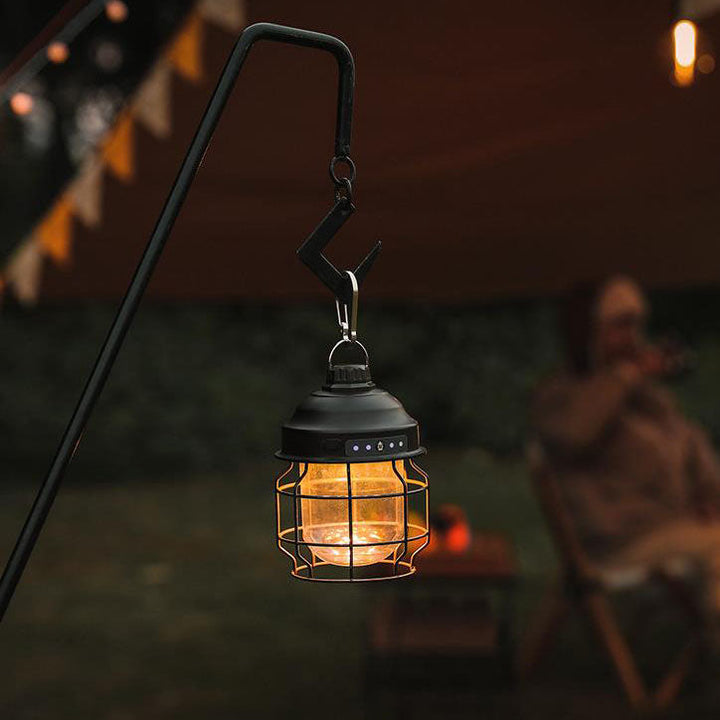 Outdoor Camping Wrought Iron LED Light | Bowlift