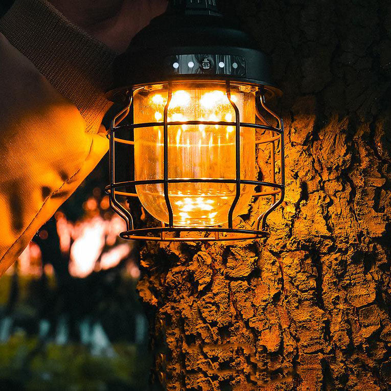 Outdoor Camping Wrought Iron LED Light | Bowlift