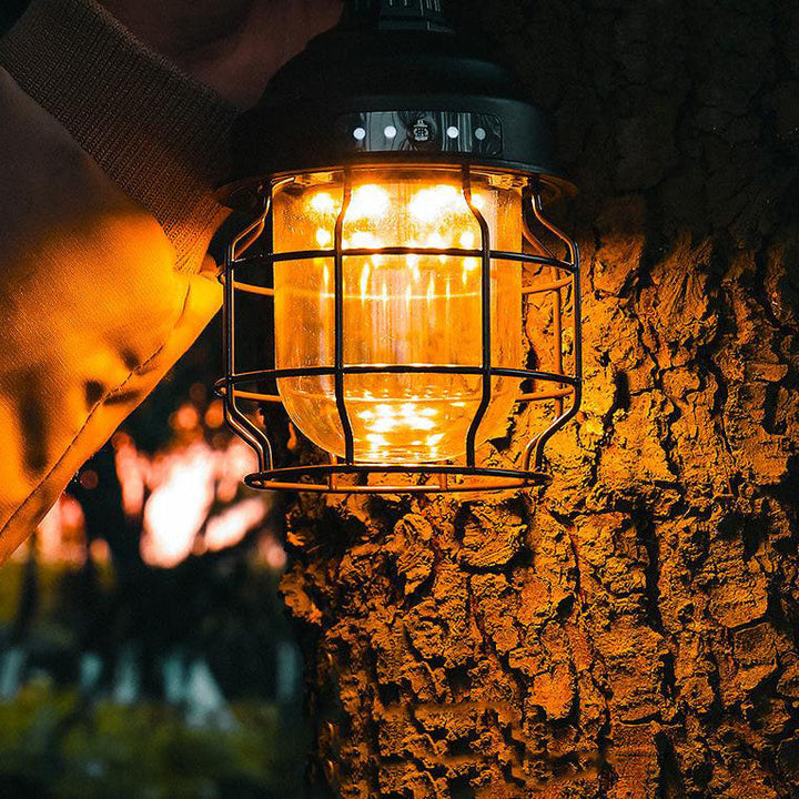 Outdoor Camping Wrought Iron LED Light | Bowlift