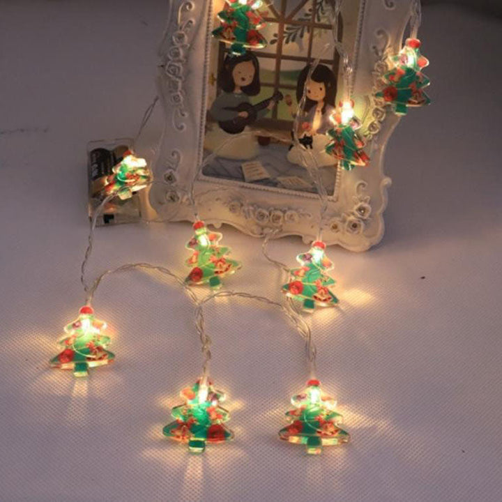 BowLift | Christmas Santa Claus Decorative LED Battery String Lights