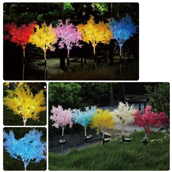 Modern Creative Colorful Simulation Fog Solar LED Outdoor Patio Lawn Ground Insert Landscape Light | Bowlift