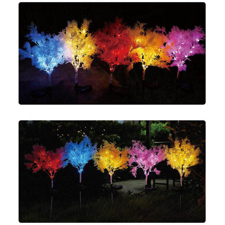 Modern Creative Colorful Simulation Fog Solar LED Outdoor Patio Lawn Ground Insert Landscape Light | Bowlift