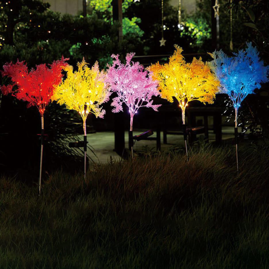 Modern Creative Colorful Simulation Fog Solar LED Outdoor Patio Lawn Ground Insert Landscape Light | Bowlift